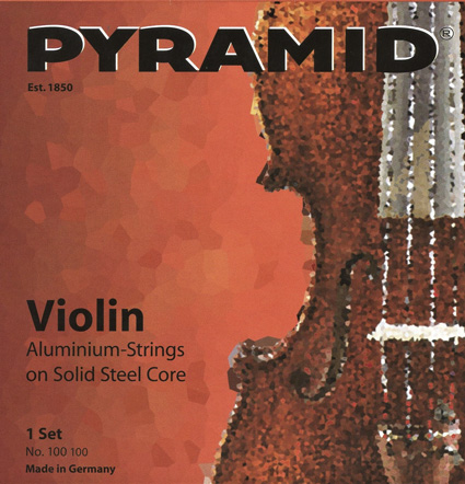 Pyramid 100100 Violin Aluminium, 4/4 Satz
