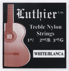 Luthier Treble Set Nylon White