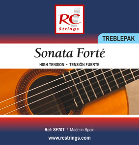 RC Strings SF70T Sonata Forté Treblepack
