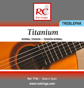 RC Strings TT30 Titanium Treblepack