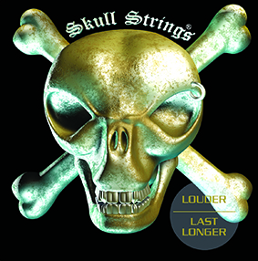 Skull 4-String E-Bass Satz .040-.100