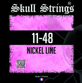 Skull Nickel Line E-Gitarre Satz .011-.048