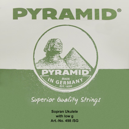 Pyramid 498/sg Sopran-Ukulele Satz Low G