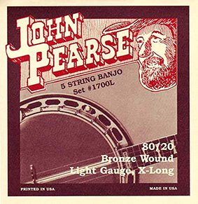 John Pearse 1700L Banjo Satz 5-String