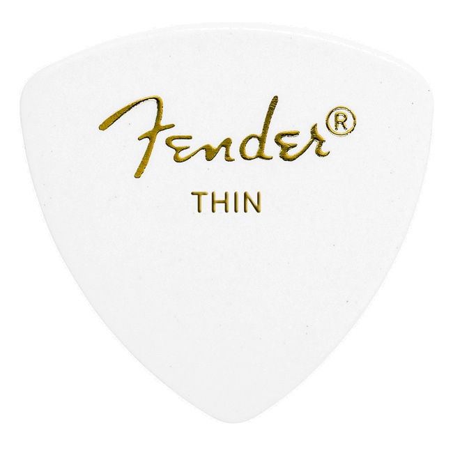 Fender Plektren 346 White, Thin