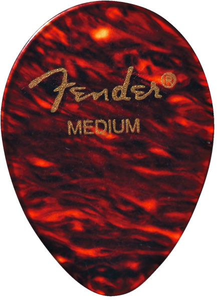 Fender Plektren 354 Shape Shell, Medium