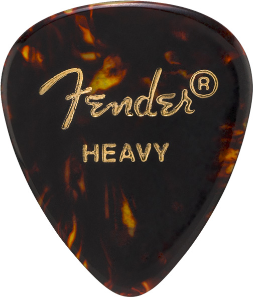 Fender Plektren 451 Shape Shell, Heavy