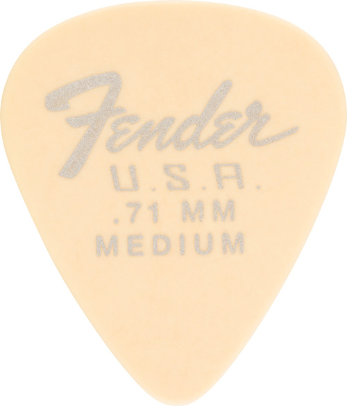 Fender Plektren 351 Dura-Tone 0.71, Olympic White