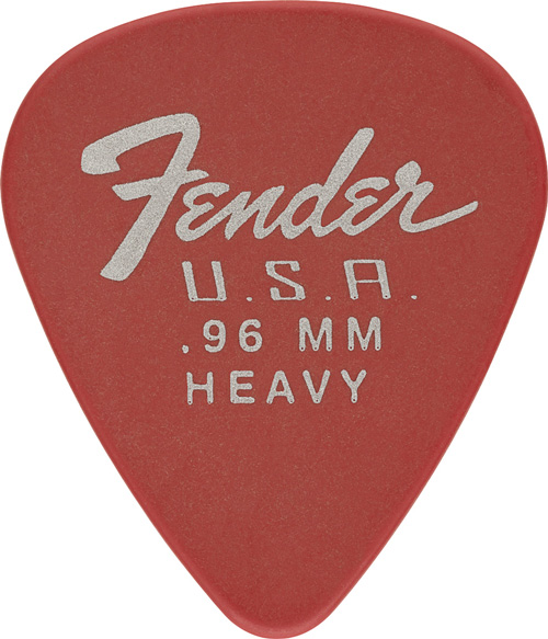 Fender Plektren 351 Dura-Tone 0.96, Fiesta Red