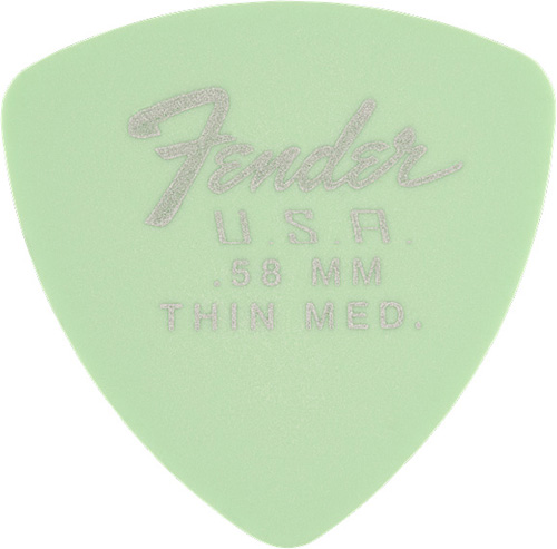 Fender Plektren 346 Dura-Tone 0.58, Surf Green