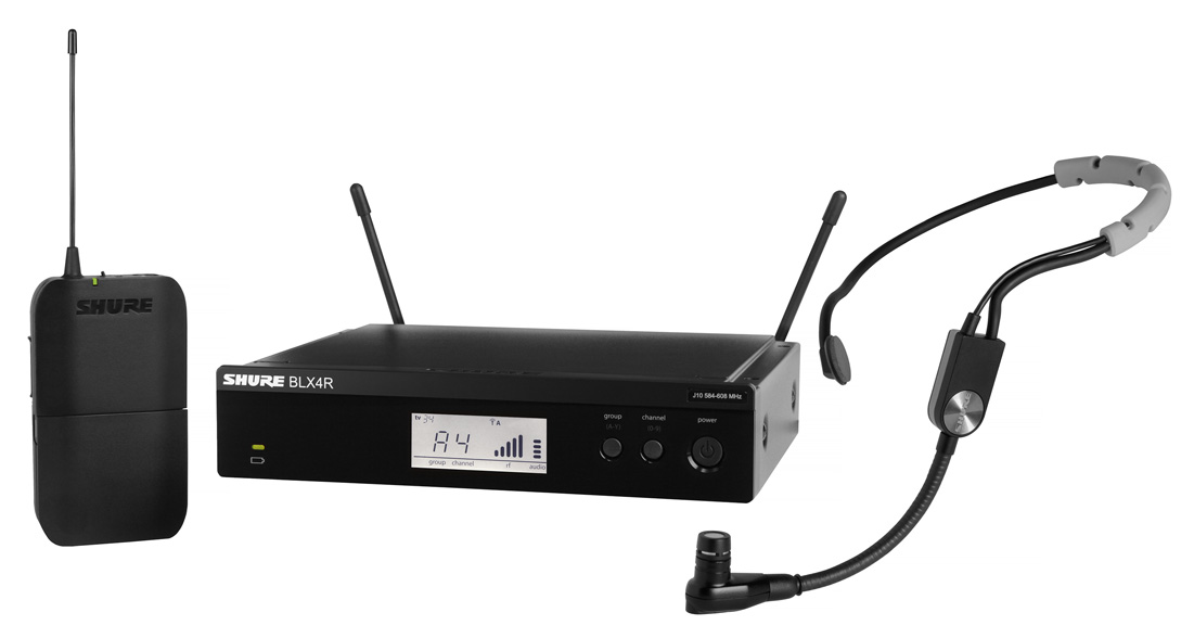 Shure BLX14RE/SM35 Headset-Rack-Funksystem -S8-