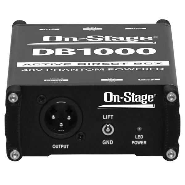 On-Stage DB1000 DI-Box aktiv