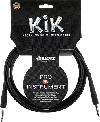 Klotz KIK3,0PP Instrumentenkabel 3m