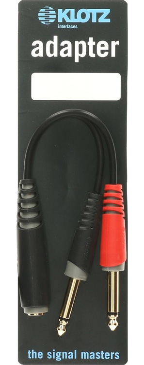 Klotz AYS-5 Y-Adapter-Kabel -stereo- 0,2m