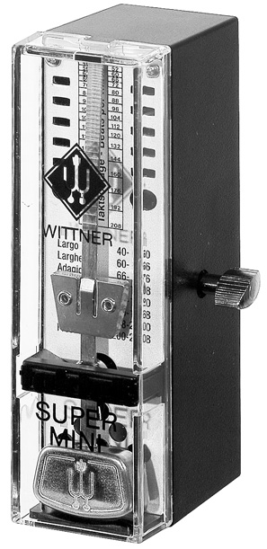 Wittner 886051 Taktell Super-Mini schwarz