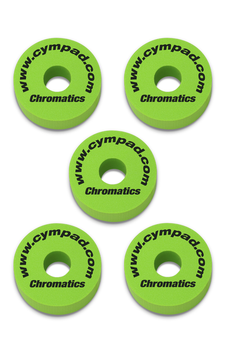 Cympad Chromatics Set Ø 40/15mm grün (5 Stk.)