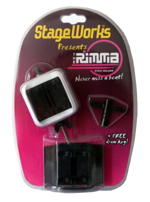 StageWorks THE RIMMA Stickholder BLACK on WHITE