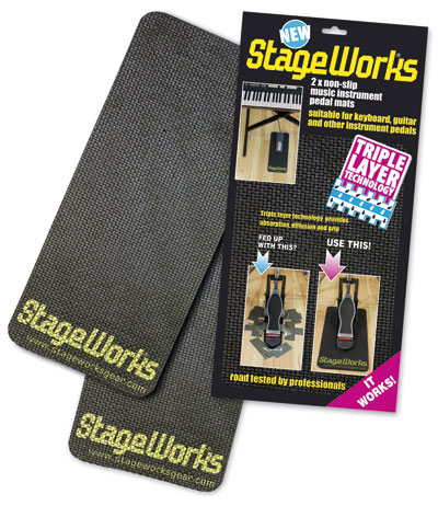 StageWorks Non-Slip Pedal Matte (2er-Pack)