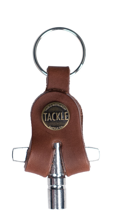 Tackle LDKC-MGY Leather Drum Key Mahogany