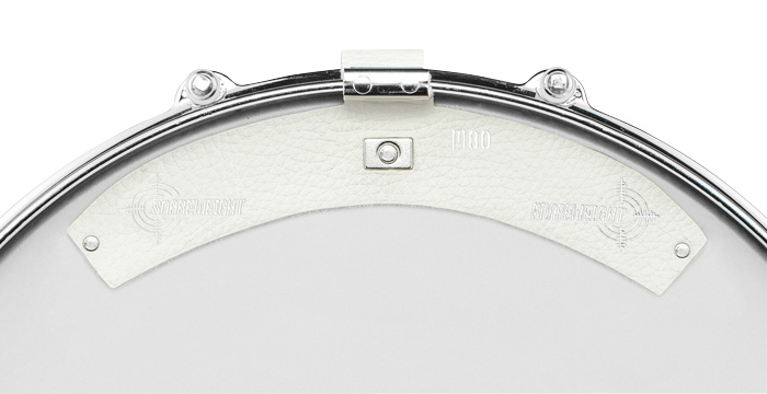 Snareweight M80 white Magnetic Drum Damper, Leder