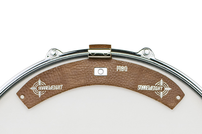 Snareweight M80 brown Magnetic Drum Damper, Leder