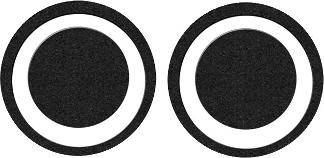 KickPort BLK-YE D-Pad Kickpad, black eye (2 Stk)