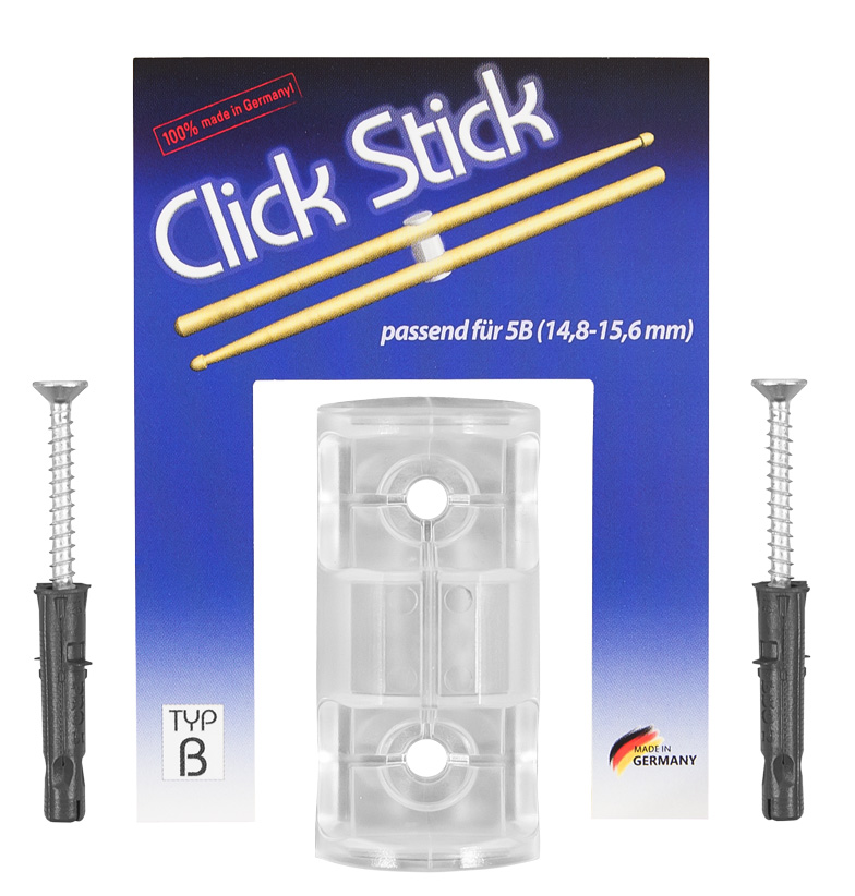 Click Stick Wandhalter B clear 5B (14,8-15,6mm)
