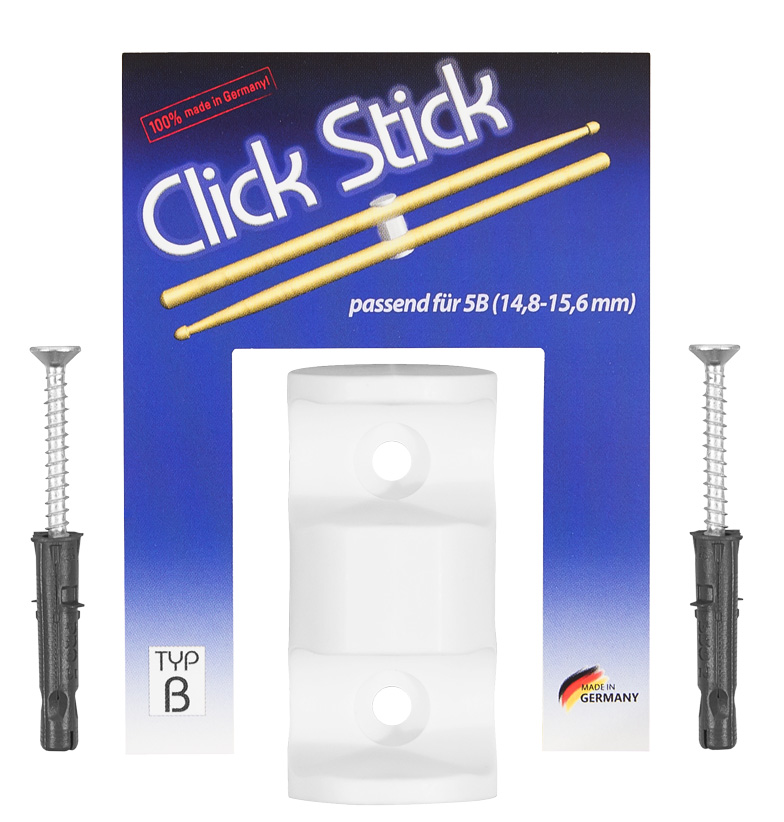 Click Stick Wandhalter B white 5B (14,8-15,6mm)