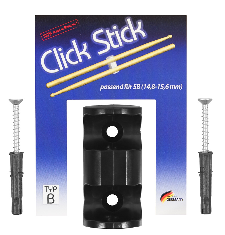Click Stick Wandhalter B black 5B (14,8-15,6mm)