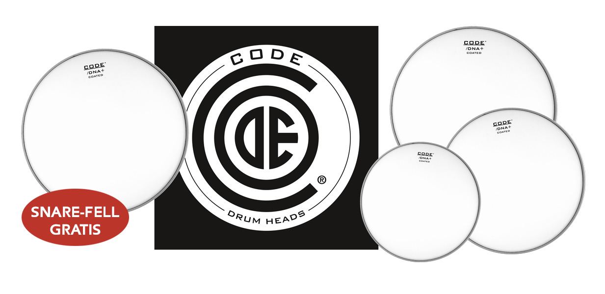 Code Drumhead DNA Coated Set Fusion