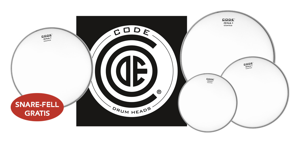 Code Drumhead DNA Coated Set American Fusion