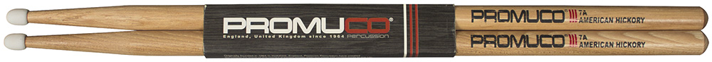 Promuco Drumsticks American Hickory Nylon Tip 7A