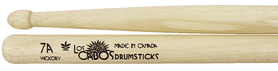 Los Cabos White Hickory 7A Drumsticks