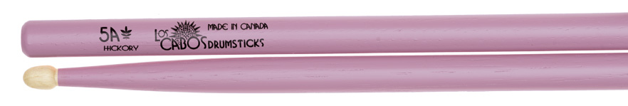 Los Cabos White Hickory 5A Pinks Drumsticks