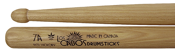 Los Cabos RED Hickory 7A Drumsticks
