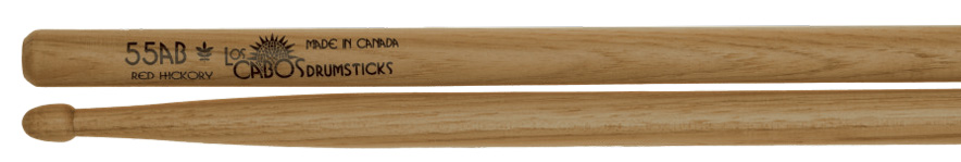 Los Cabos Red Hickory 55AB Drumsticks