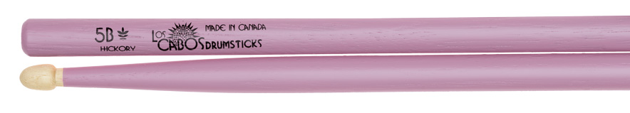 Los Cabos White Hickory 5B Pinks Drumsticks