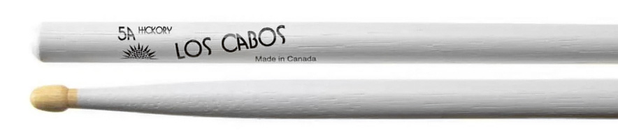 Los Cabos White Hickory 5A White Dip Drumsticks