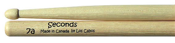 Los Cabos White Hickory 7A Seconds Drumsticks